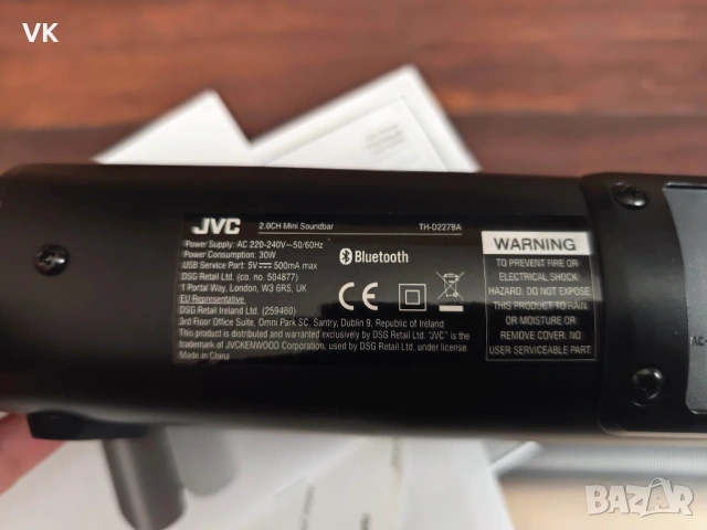 Компактен саундбар JVC TH-D227BA soundbar, снимка 3 - Аудиосистеми - 53389435