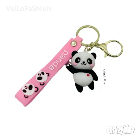Сладък ключодържател с Панда в розов цвят, снимка 2 - Други - 48589771