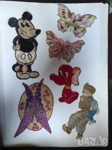 стари бродирани апликации., снимка 1