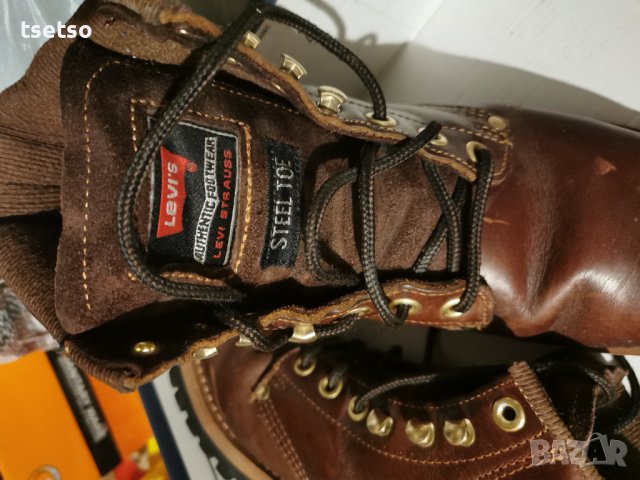  levi's steel toe safety, снимка 4 - Мъжки боти - 43147688