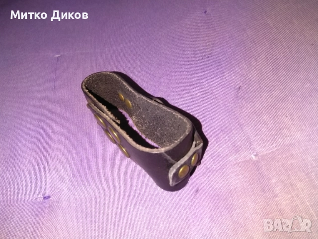 Верижка за ръка метал естествена кожа 240х38мм две позиции, снимка 6 - Други - 51835713