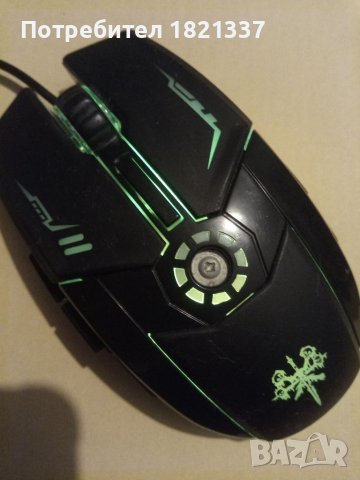 Геймърска мишка, кабелна USB, светеща , снимка 3 - Клавиатури и мишки - 40087610
