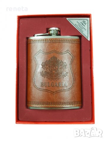 Бутилка Ahelos, България, За алкохол,кафява/черна, снимка 3 - Български сувенири - 38264078