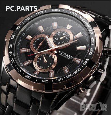 CURREN Спортен мъжки часовник с луксозен дизайн, снимка 3 - Мъжки - 37226884