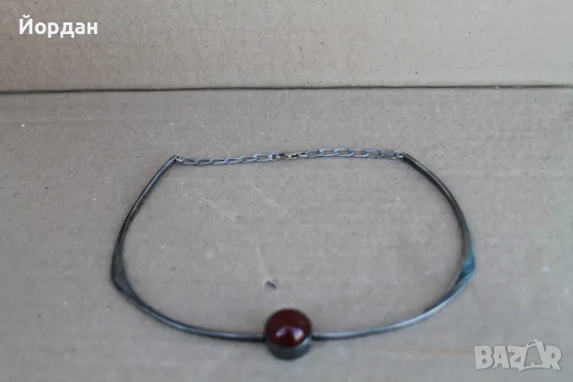 Сребърно дамско колие