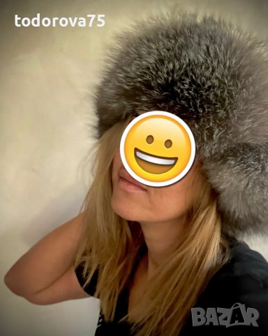 Страхотна шапка естествена кожа, снимка 4 - Шапки - 38344555