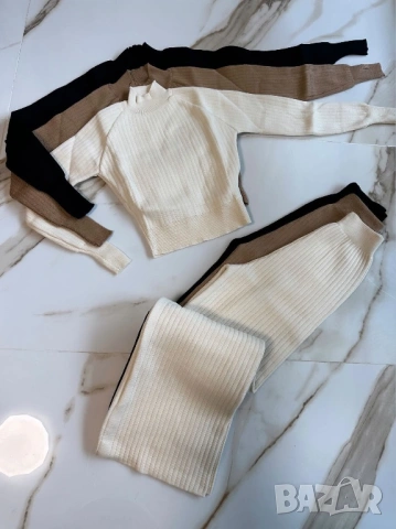 Чисто нов плетен сет , снимка 2 - Комплекти - 53019535