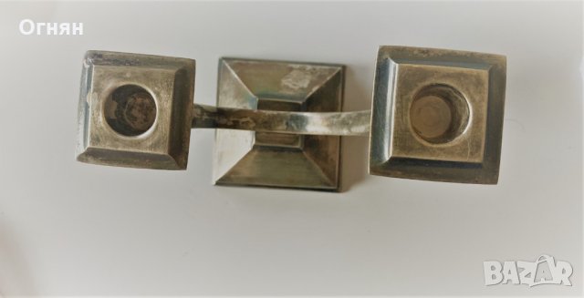 Двойка свещници, ръчна изработка, Индия, снимка 2 - Антикварни и старинни предмети - 35493328