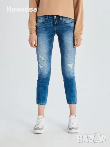 Slim дънки от еластичен деним, снимка 2 - Дънки - 49611385