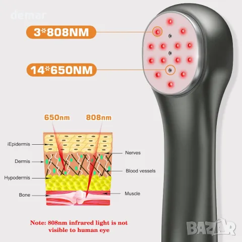 Инфрачервено устройство с червена светлина, преносима червена светлина, снимка 4 - Други - 47376775