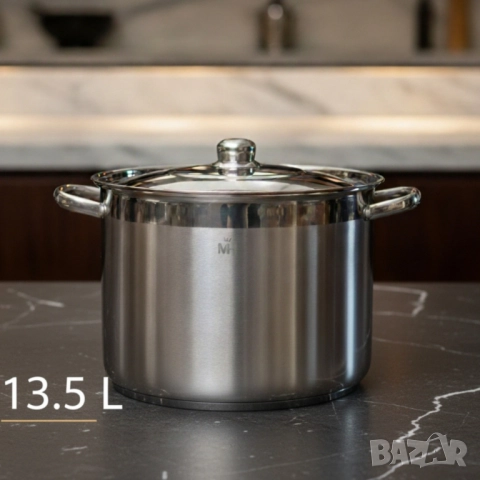 Неръждаема тенджера - MERCURY HAUS COSMO PREMIUM – издържа натоварване, снимка 5 - Други - 51961056