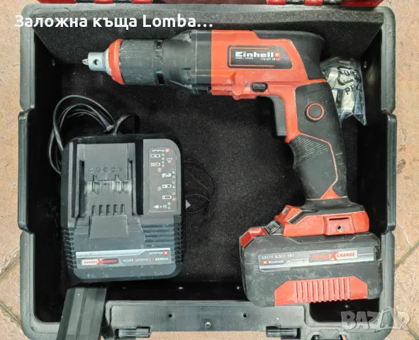  Винтоверт за гипсокартон Einhell TE-DY 18 Li/Саблен Трион Einhell  TE-AP 18Li, снимка 2 - Винтоверти - 47927971