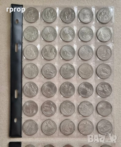 САЩ. 1/4 Американски долари . Куотъри. 45 бройки . Американски Национални паркове., снимка 2 - Нумизматика и бонистика - 46985536