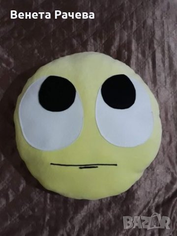 Емотикон-възглавница, снимка 6 - Декорация за дома - 26601086