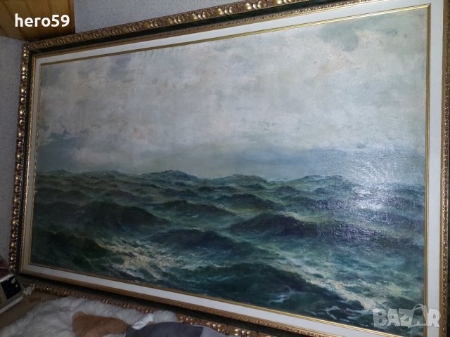 Огромна картина,масло 1943 г.размер178/110-Петър Бояджиев(1907-1963), снимка 1 - Картини - 39175557