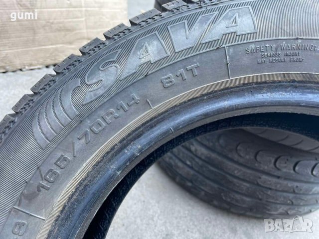 4бр. зимни гуми 165/70/14 SAVA, H335, снимка 6 - Гуми и джанти - 36785649
