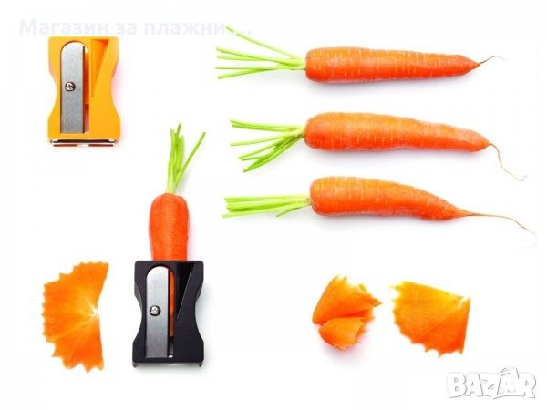 Острилка за моркови белачка ренде уред за декорация на зеленчуци и плодове, снимка 2 - Други - 28470639