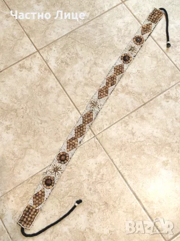 Старинен Женски Колан за Народна Носия от Стари Времена , снимка 3 - Антикварни и старинни предмети - 47955324