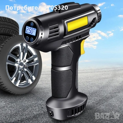 Безжичен дигитален компресор за автомобил, снимка 3 - Аксесоари и консумативи - 53089496