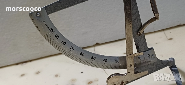 Стара малка пощенска везна -,,Hema"- 100гр. , снимка 2 - Антикварни и старинни предмети - 52912426