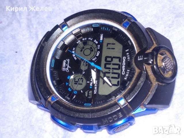 LEE COOPER ORIGINAL HRONO РЯДЪК МОДЕЛ МАРКОВ ЕЛЕКТРОНЕН КВАРЦОВ ЧАСОВНИК РАБОТЕЩ 37116, снимка 15 - Мъжки - 40443771