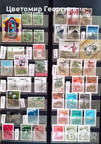 Класьор с марки 1700 бр. К.3, снимка 3 - Филателия - 51416379