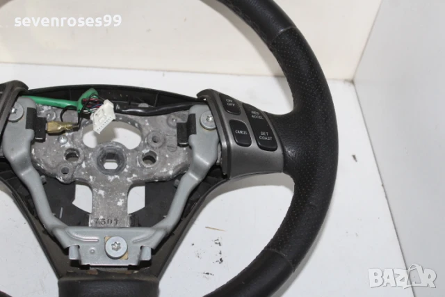 Волан кожен Мазда 3 2008 2.3i 158hp Mazda 3 седан много запазен, снимка 5 - Части - 51255549