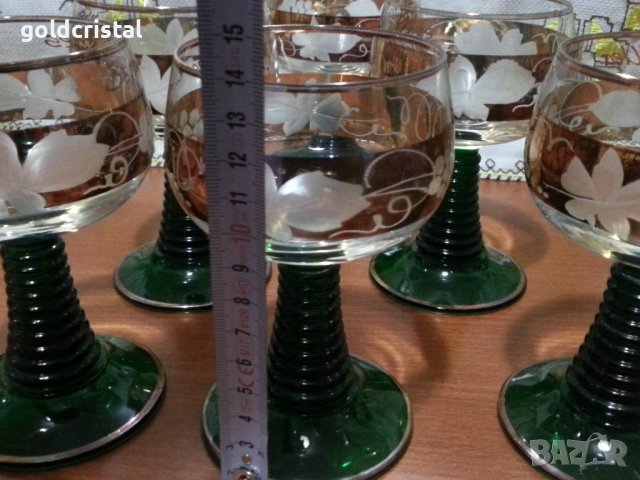 Френски кристални чаши , снимка 6 - Антикварни и старинни предмети - 43342818