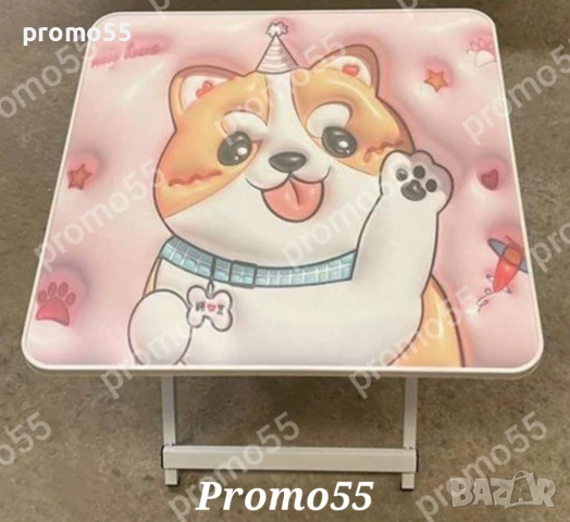 ПРОМОЦИЯ! Сгъваема масичка с 3D цветни мотиви, снимка 5 - Градински мебели, декорация  - 50569999