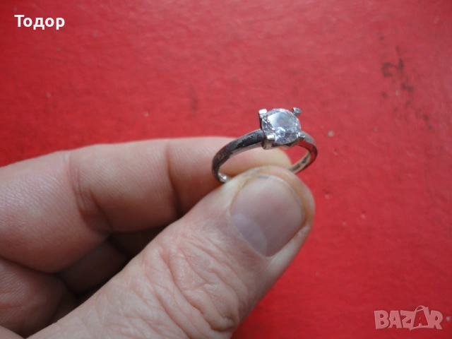 Луксозен сребърен пръстен с камък , снимка 8 - Пръстени - 53304831