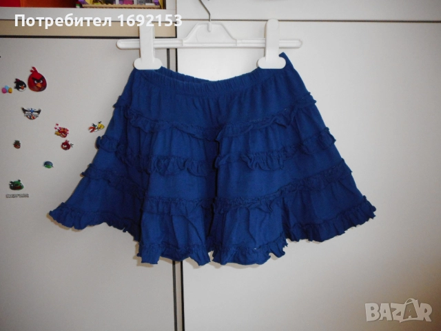 2 поли - MАТАLAN и FOX за 116-124см / 6-8г, снимка 2 - Детски рокли и поли - 19306955