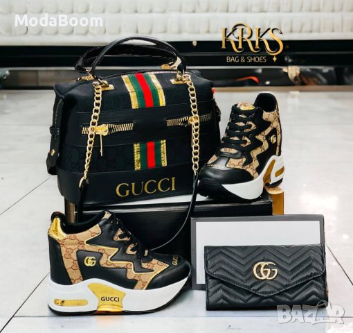 💥Gucci уникални луксозни дамски комплекти💥, снимка 4 - Маратонки - 43643734