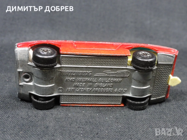 СТАРА РЕТРО МЕТАЛНА КОЛИЧКА MATCHBOX ENGLAND VAUXHALL GUILDSMAN, снимка 6 - Колекции - 52021255