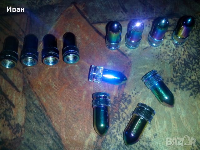*ТОП* Капачки за вентили винтили тип патрони за автомобил , мотопед , мотор , колело и т.н., снимка 8 - Части - 27216088