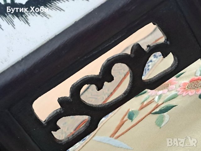 RARE ! Винтидж китайски параван , снимка 10 - Антикварни и старинни предмети - 40806762