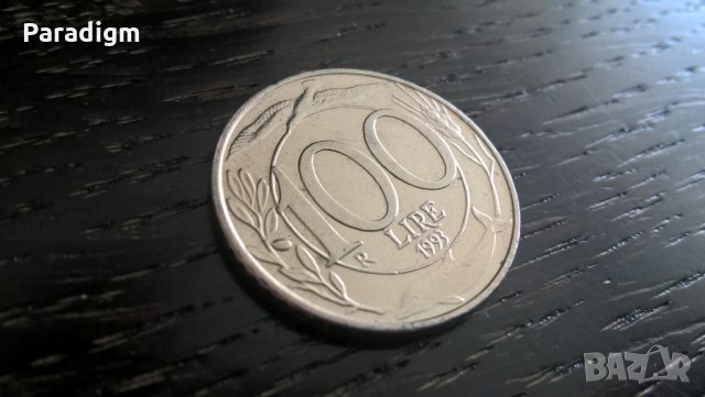 Монета - Италия - 100 лири | 1993г.
