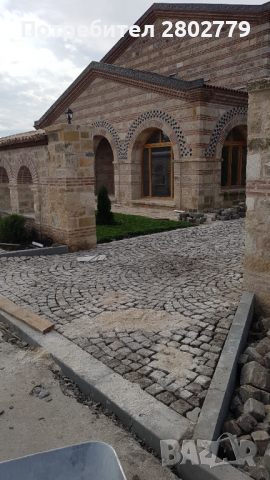 Редене на гранитни павета, бетонни павета, бордюр, тротоарни плочии други., снимка 4 - Ремонти на къщи - 36386835