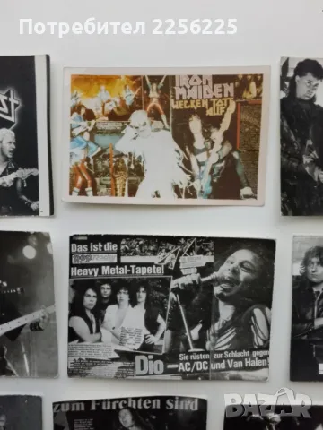 ЛОТ стари картички на метъл групи (лот 2), снимка 4 - Колекции - 49879886