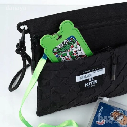 6017 Детски вертикален бадж с лента Kite, снимка 5 - Ученически пособия, канцеларски материали - 51785894