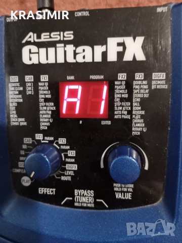 Процесор за китара ALESIS GUITAR FX , снимка 2 - Китари - 51440209