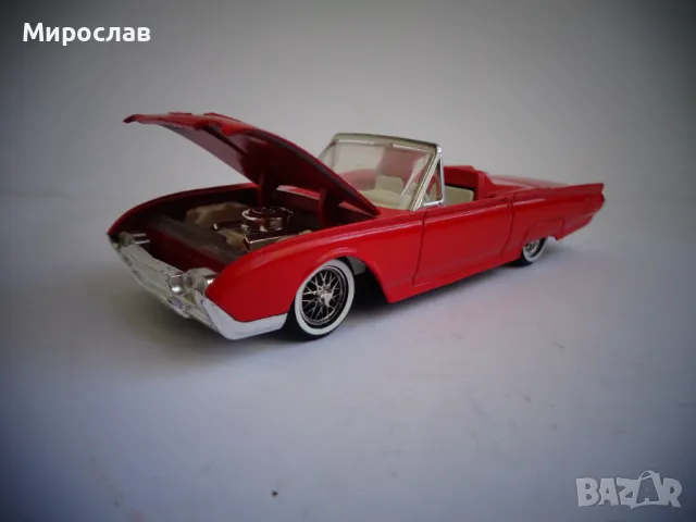  1:43 SOLIDO FORD THUNDERBIRD КОЛИЧКА ИГРАЧКА МОДЕЛ, снимка 6 - Колекции - 47675320