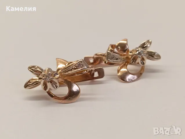 Руско злато , снимка 3 - Обеци - 48343965