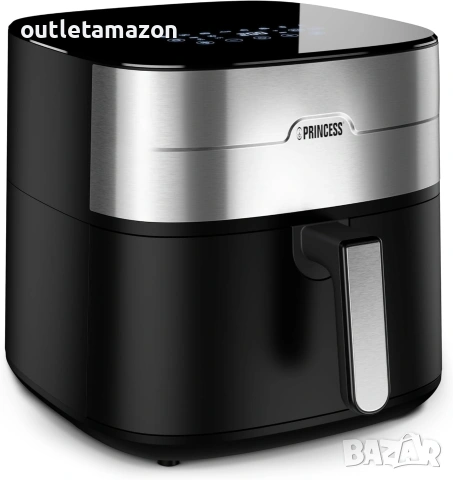 Фритюрник с горещ въздух Princess Dual Heat - 8 л XXL - Двоен нагревател