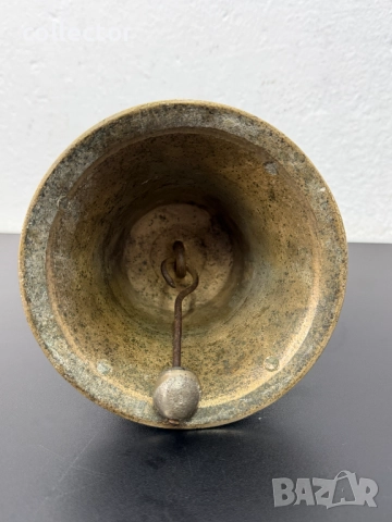 Голяма ръчна палубна камбана / звънец. №7789, снимка 6 - Антикварни и старинни предмети - 52926590