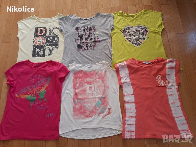 Детски дизайнерски блузки DKNY и суитшърт Little Marc Jacobs за 12-13г. момиче