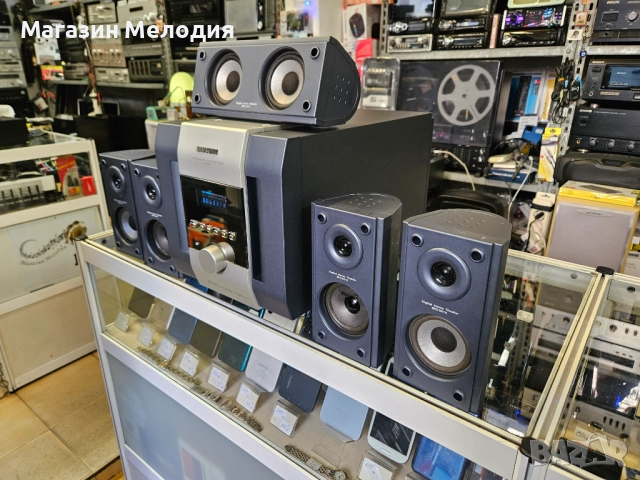 5.1 система за домашно кино и музика Samsung SPS-W210  Бас каса, център и 4 колони.  В отлично техни, снимка 11 - Тонколони - 52934792