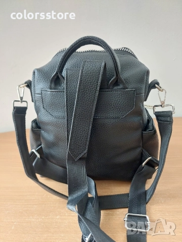 Черна раница Pfilipp Plein/IM188p, снимка 5 - Раници - 51838009