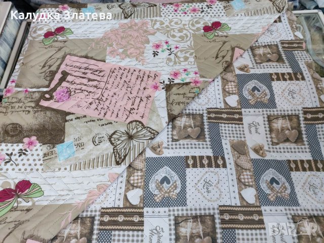 Двулицеви капитонирани шалтета , снимка 1