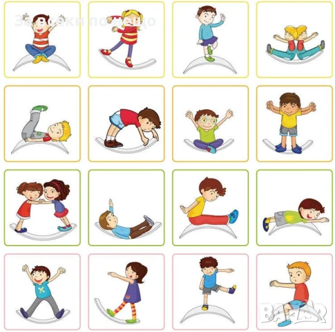 Детска дъска за баланс, снимка 2 - Образователни игри - 50898641