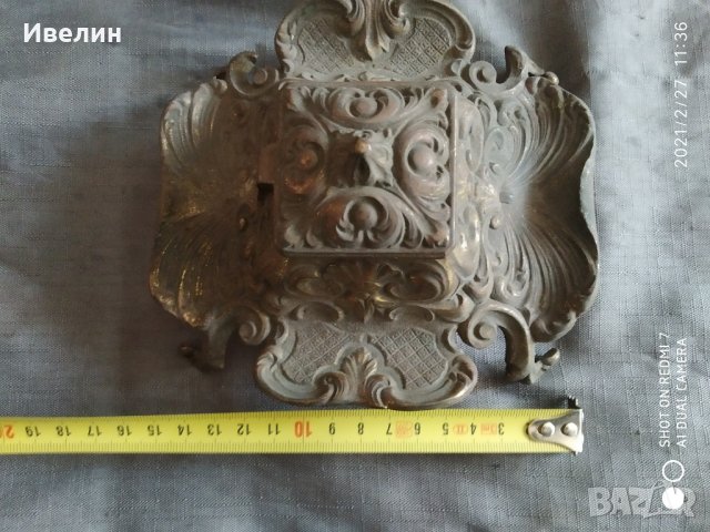 стара барокова мастилница, снимка 4 - Антикварни и старинни предмети - 32460835